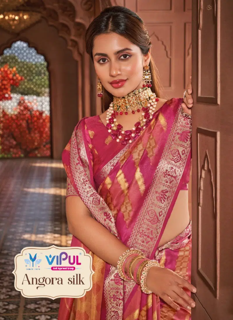 Angora By Vipul Silk Daily Wear Saree Suppliers In India Catalog